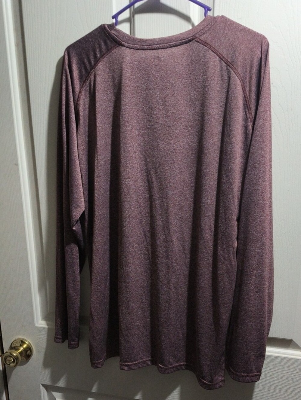 NHL Colorado Avalanche Men's Maroon Long Sleeve Logo Shirt - Picture 4 of 4